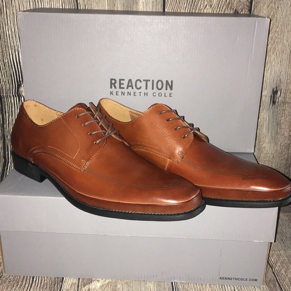 🆕Kenneth Cole Reaction Brick Apron Toe Derby - Picture 4 of 7